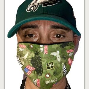 US Army face mask 100% cotton handmade USA